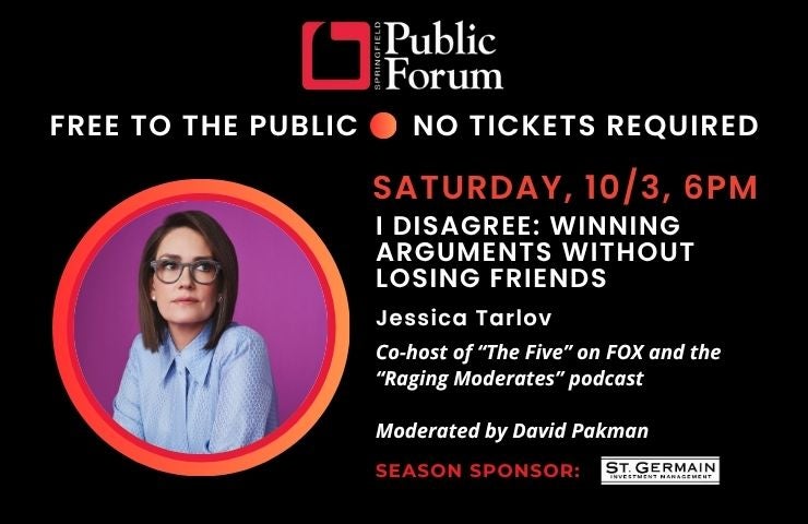More Info for FREE: Jessica Tarlov “I Disagree: Winning Arguments Without Losing Friends”