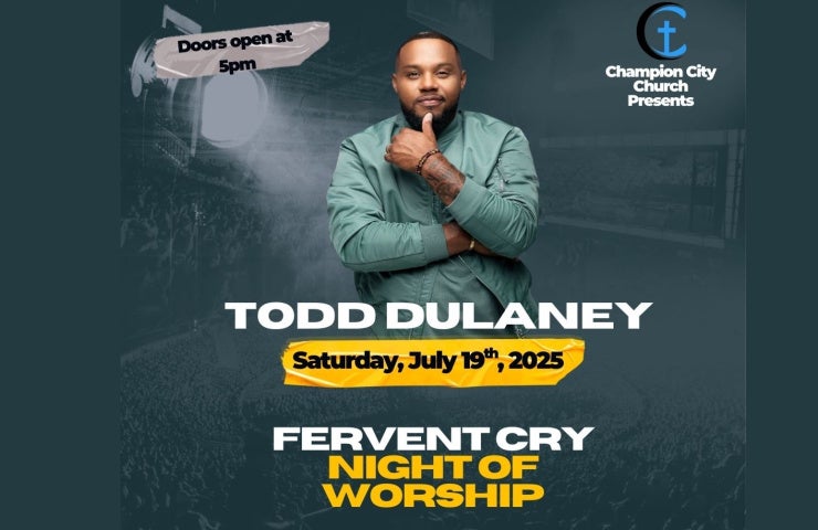 More Info for Champion City Church Presents: Fervent Cry – A Night of Worship Featuring Gospel Artist Todd Dulaney